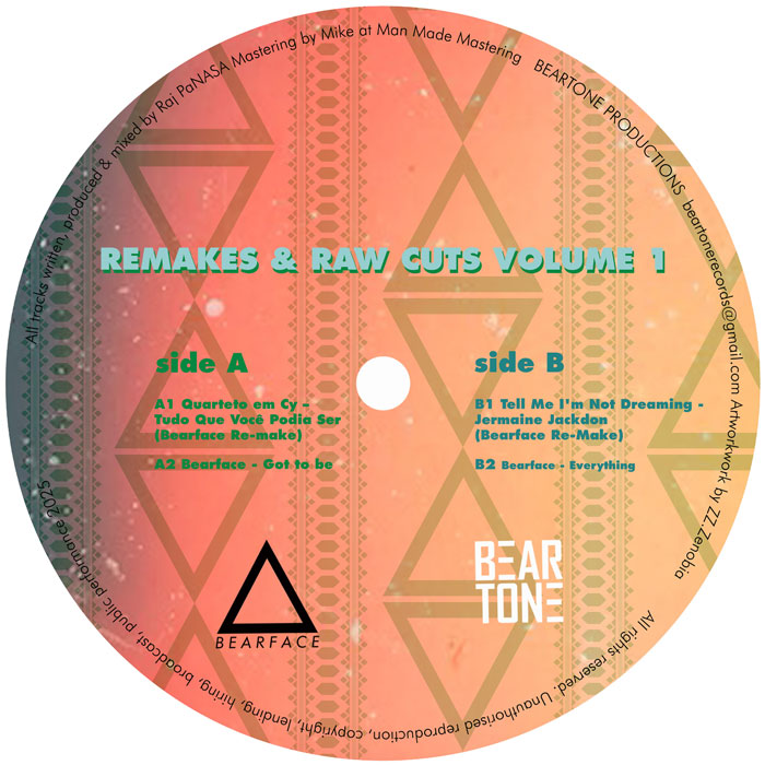 Bearface Dj - Remakes and Raw Cuts Vol 1 [Beartone Records]