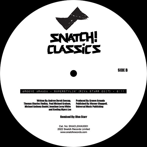 Bob Sinclar / Groove Armada - I Feel For You (Star B Remix) / Superstylin' (Riva Starr Edit) [Snatch Raw]