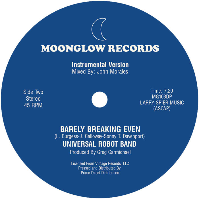 Universal Robot Band - Barely Breaking Even [Moonglow]