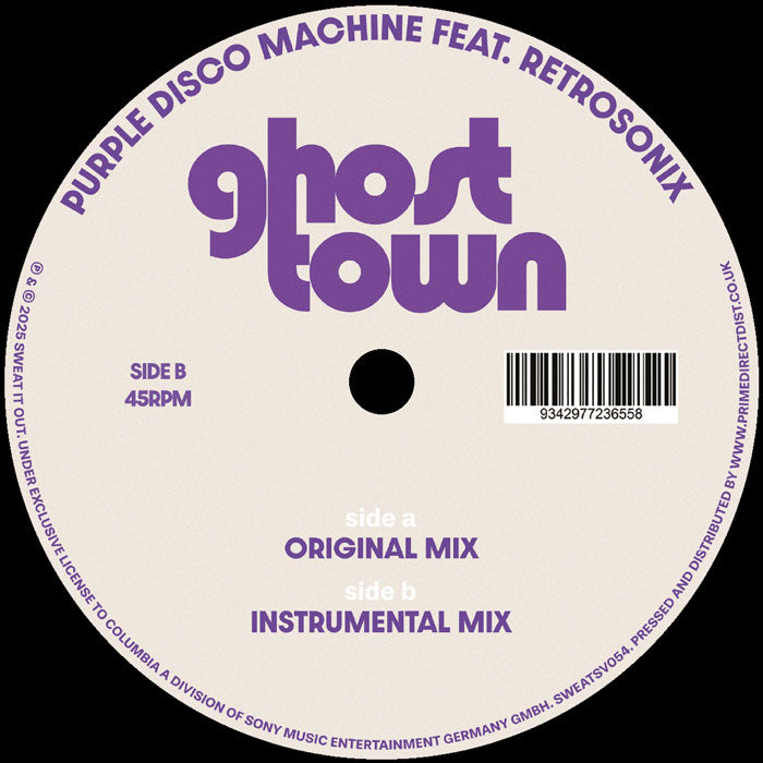 Purple Disco Machine Feat. Retrosonix - Ghost Town [Sweat It Out]