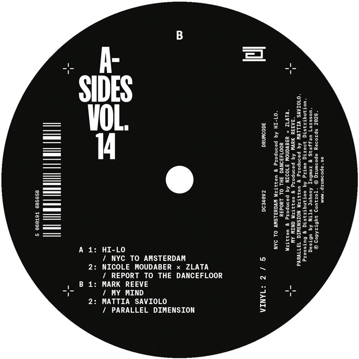 HI-LO / Nicole Moudaber / Mark Reeve / Mattia Saviolo - A-Sides Vol. 14 V2 [Drumcode]