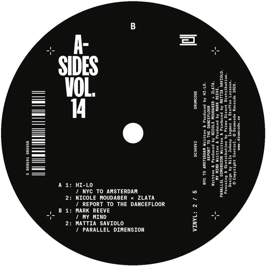 HI-LO / Nicole Moudaber / Mark Reeve / Mattia Saviolo - A-Sides Vol. 14 V2 [Drumcode]