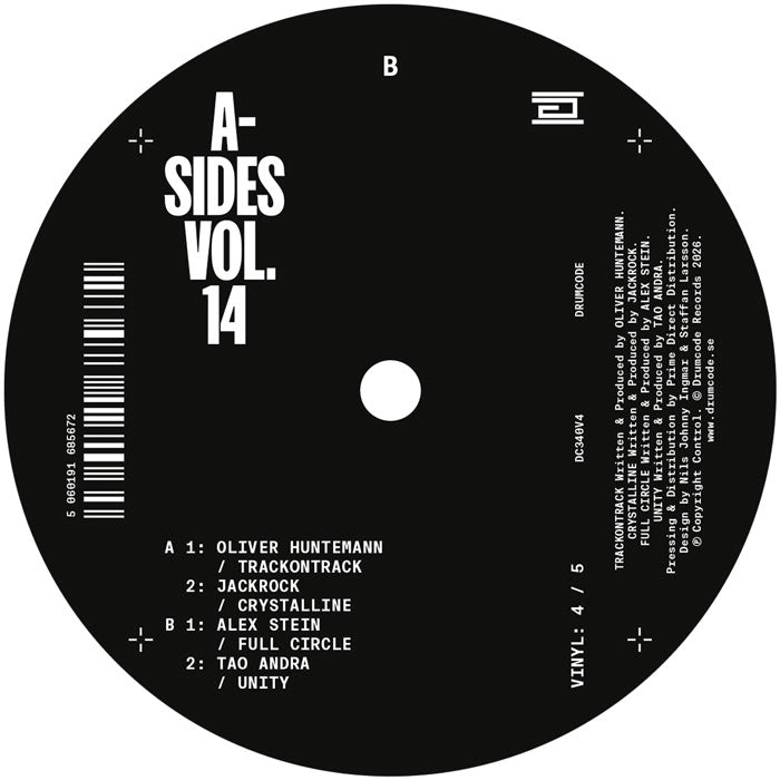 Oliver Huntemann / JackRock / Alex Stein / Tao Andra - A-Sides Vol. 14 V4 [Drumcode]