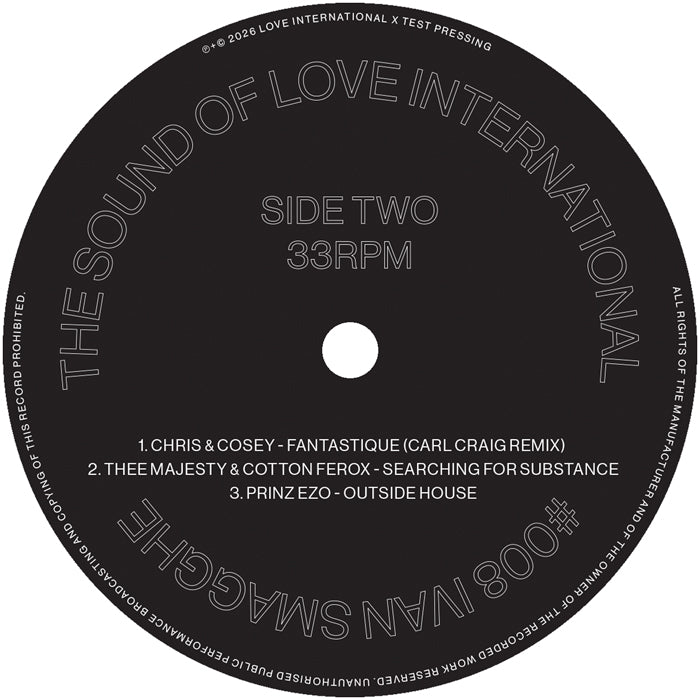 Ivan Smagghe presents: The Sound of Love International #008 (2LP) [Love International x Test Pressing]
