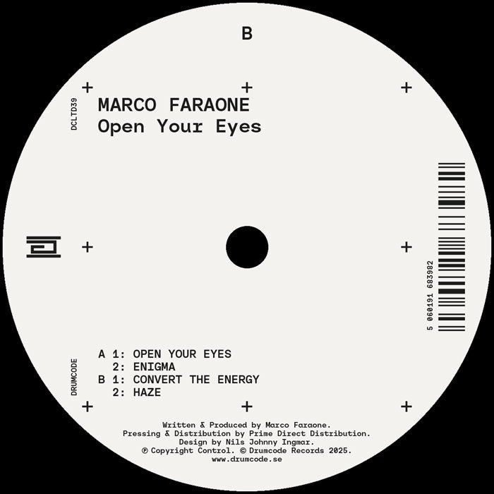 Marco Faraone - Open Your Eyes EP [Drumcode]