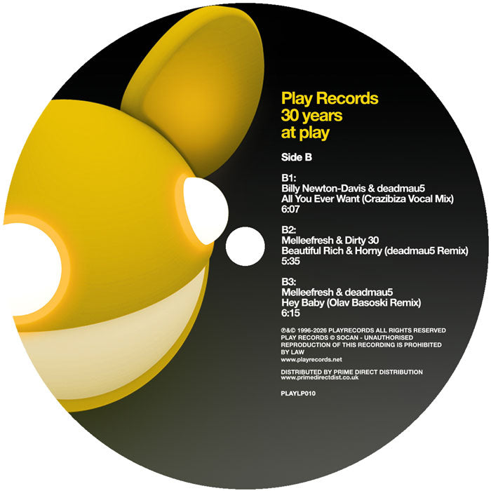 Melleefresh & Deadmau5 - 30 Years At Play (2LP EDICION ESPECIAL RSD2026) [Play Records]