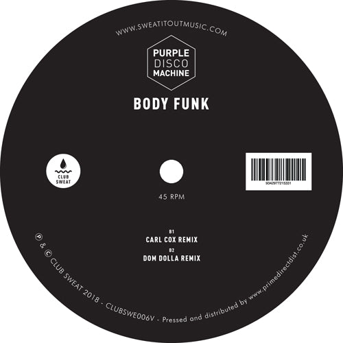 Purple Disco Machine - Body Funk (Claptone / Carl Cox / Dom Dolla Remixes) [Club Sweat]