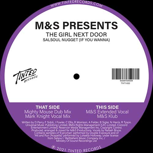 M&S Presents The Girl Next Door - Salsoul Nugget (20th Anniversary Remixes) [Tinted Records]