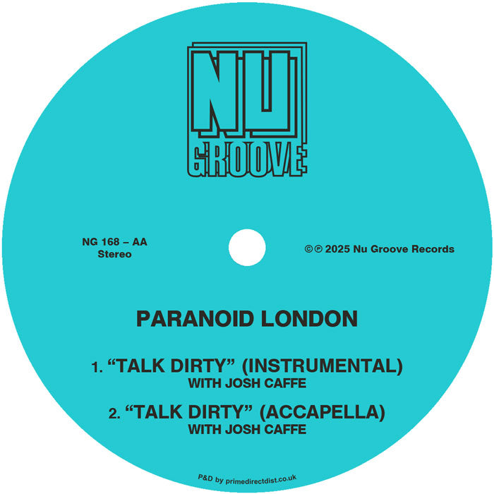 Paranoid London - Talk Dirty / Revolution [Nu Groove Records]