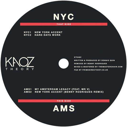 Dennis Quin - New York to Amsterdam [Kaoz Theory]