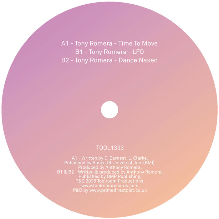 Tony Romera - Time To Move [Toolroom]