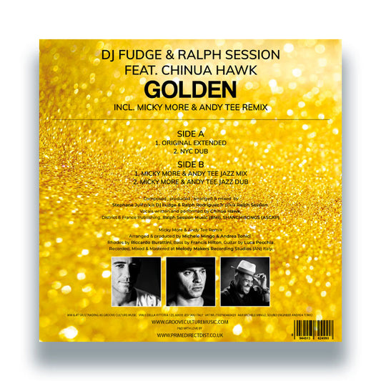 DJ Fudge, Ralph Session Feat. Chinua Hawk - Golden (Incl. Micky More & Andy Tee Remix) [Groove Culture]