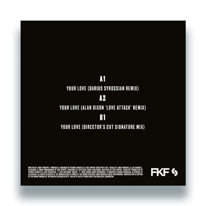 Frankie Knuckles Pres. Director's Cut Featuring Jamie Principle - Your Love [SoSure Music]