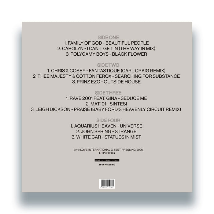 Ivan Smagghe presents: The Sound of Love International #008 (2LP) [Love International x Test Pressing]