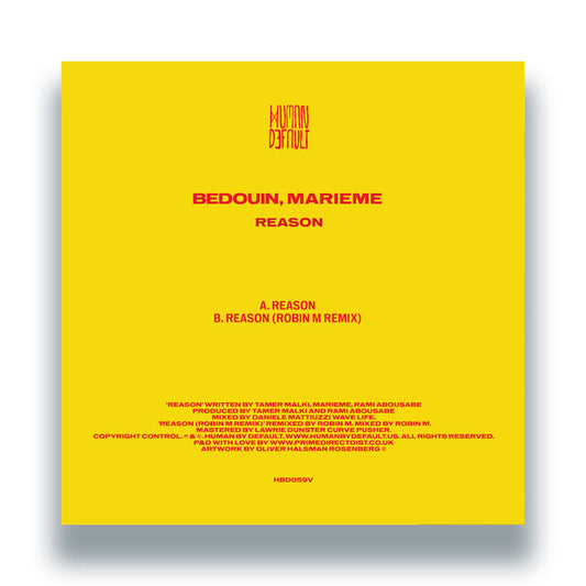 Bedouin Featuring Marieme - Reason [Human By Default]