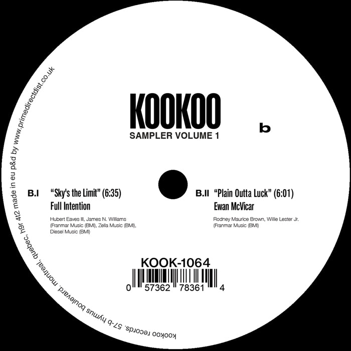 Mark Knight, Armand Van Helden, Disco Juice, Full Intention, Ewan McVicar - Kookoo Sampler Vol.1