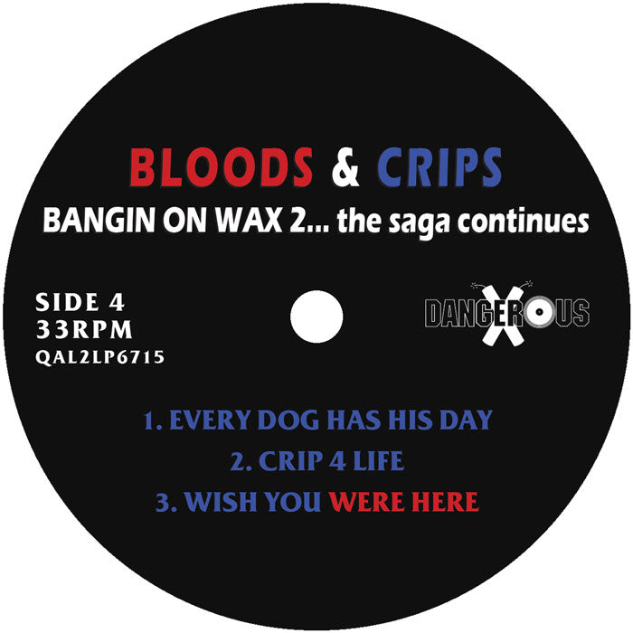 Bloods & Crips - Bangin' On Wax 2...The Saga Continues (EDICION ESPECIAL RSD2026) [Dangerous Records]