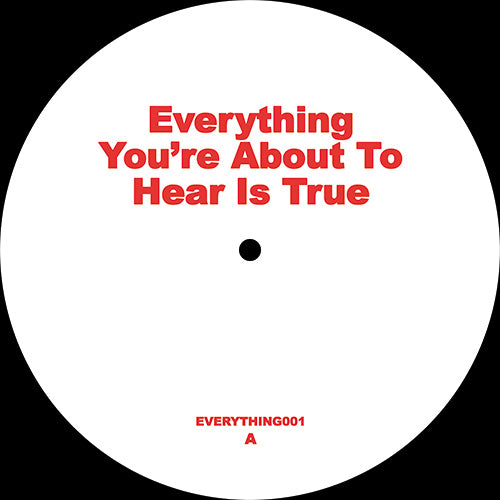 Unknown - Everything You’re About to Hear Is True [White Label]