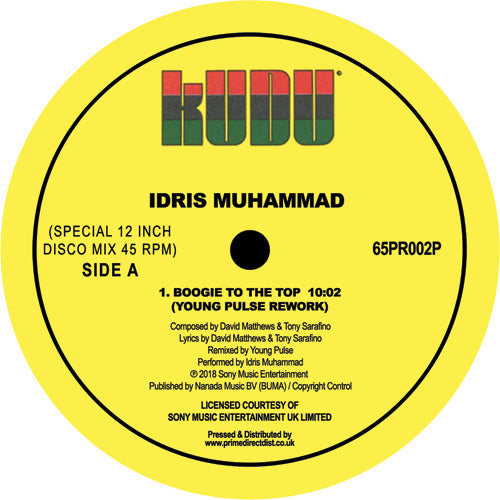 Idris Muhammad - Boogie to the Top (Young Pulse Remix) [KUDU]