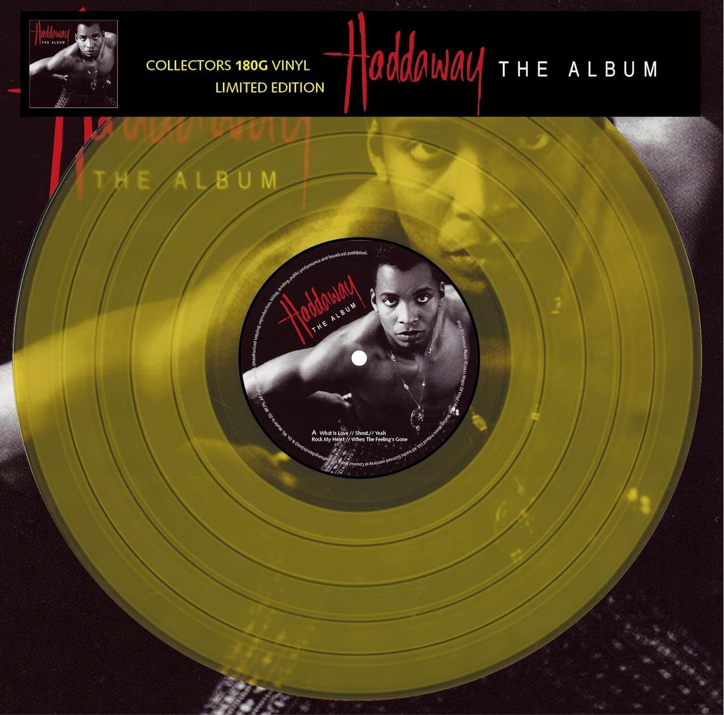 Haddaway - The Album (Vinilo Amarillo 180grams) [Powerstation]